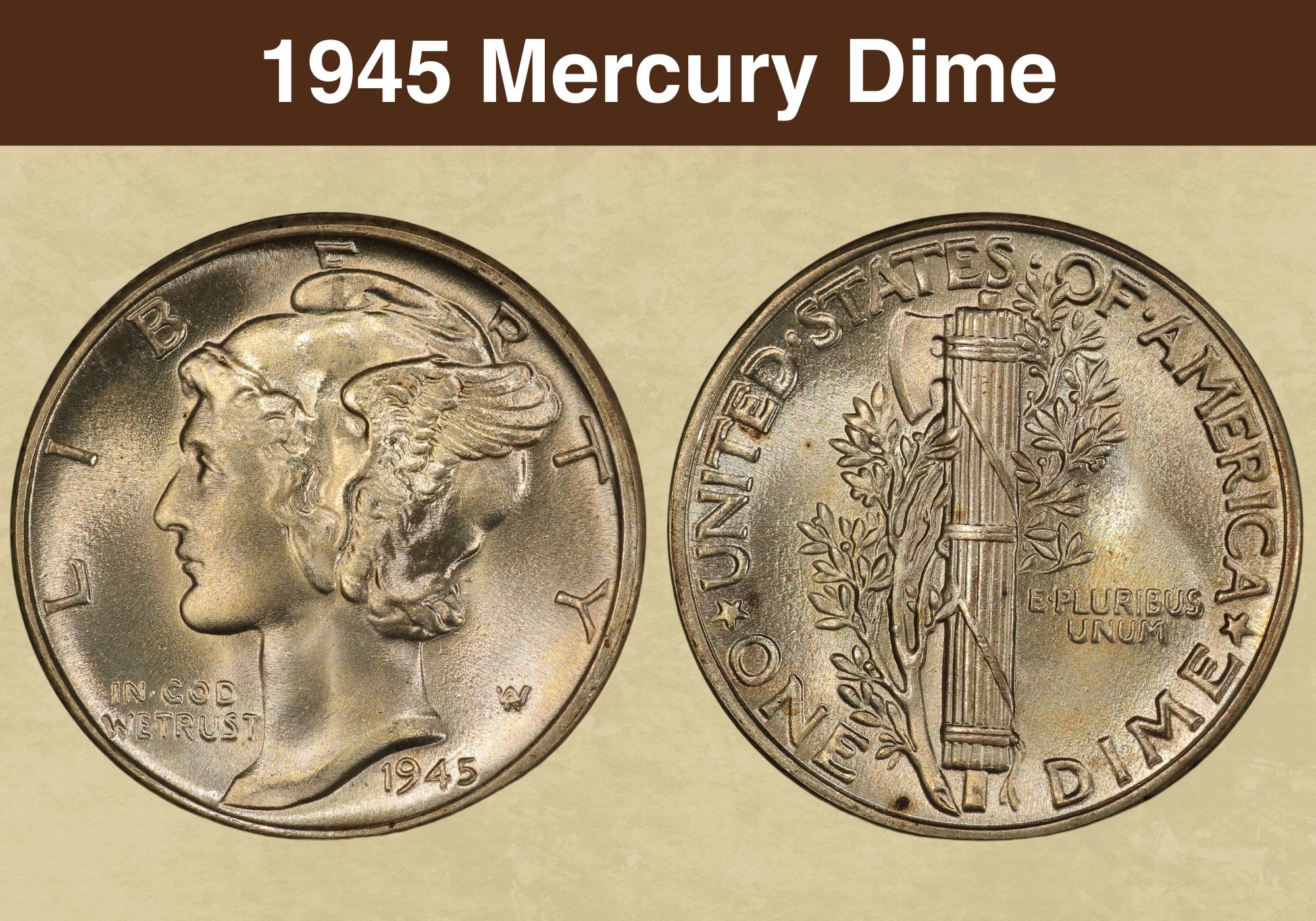 1945 Mercury Dime Value