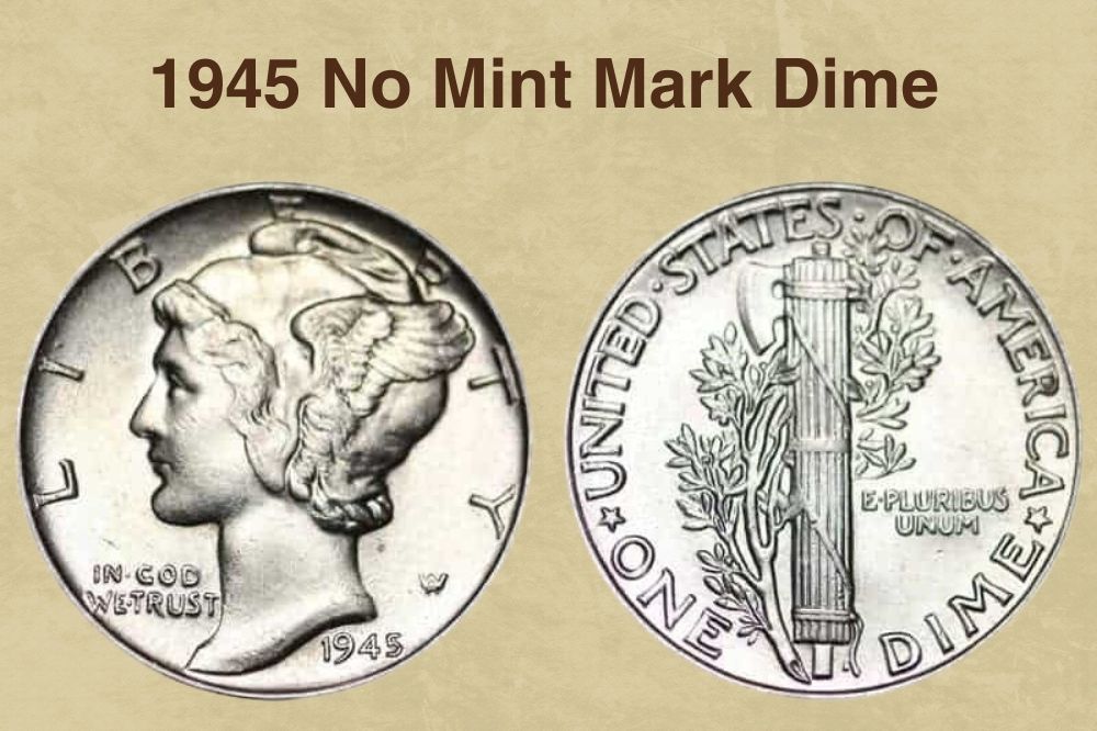 1945 No Mint Mark Dime