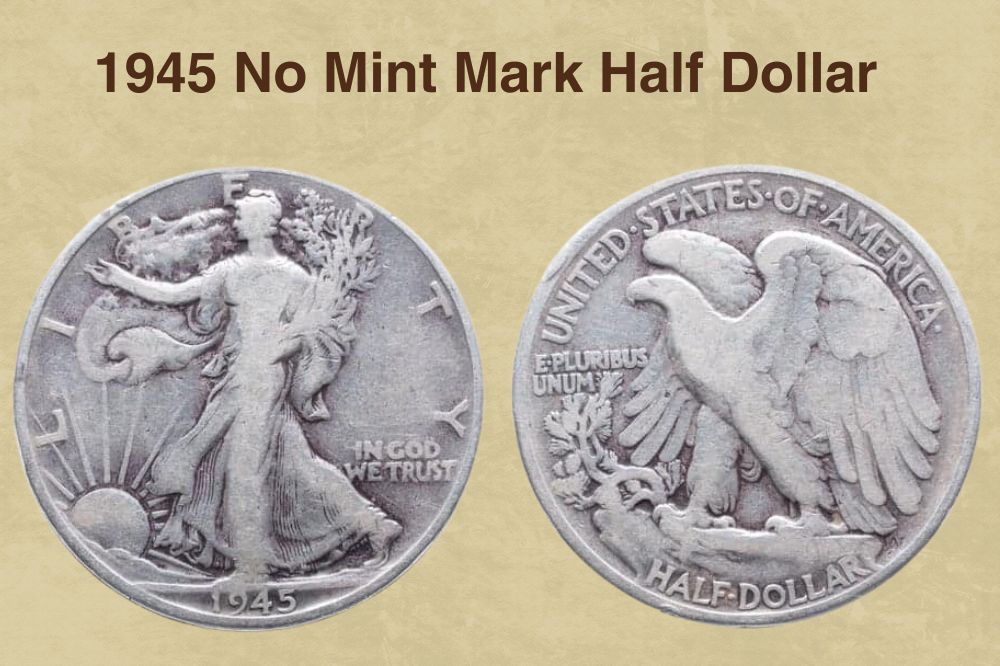 1945 D Walking Liberty Silver Half Dollar F Free Shipping With Five Items  A1