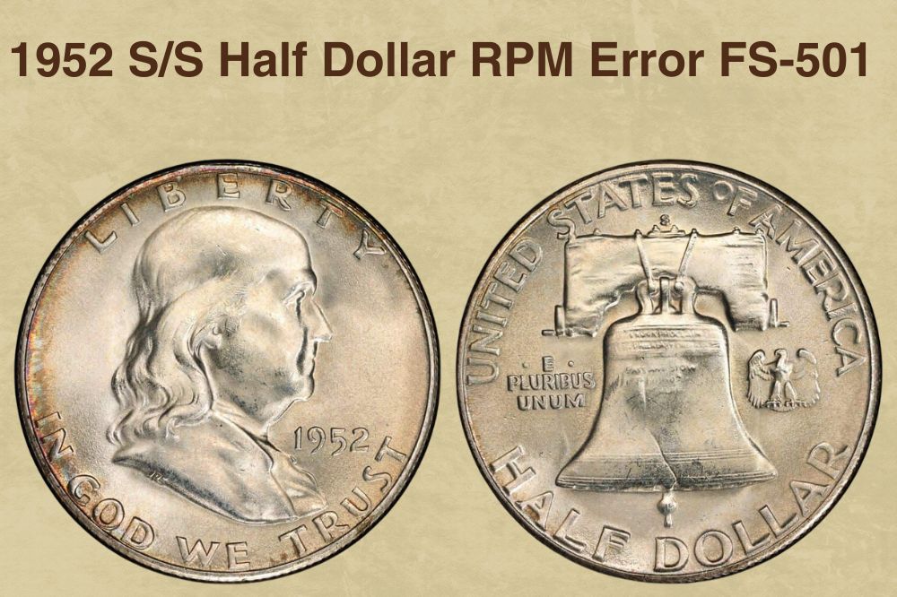1952 S/S Half Dollar RPM Error FS-501