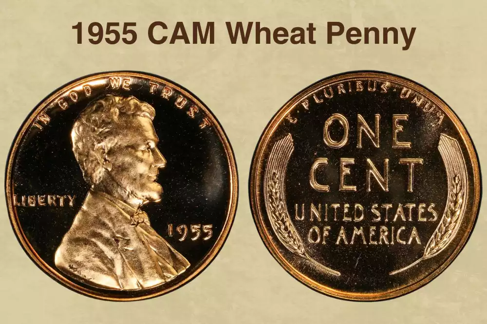 1955 CAM Wheat Penny Value