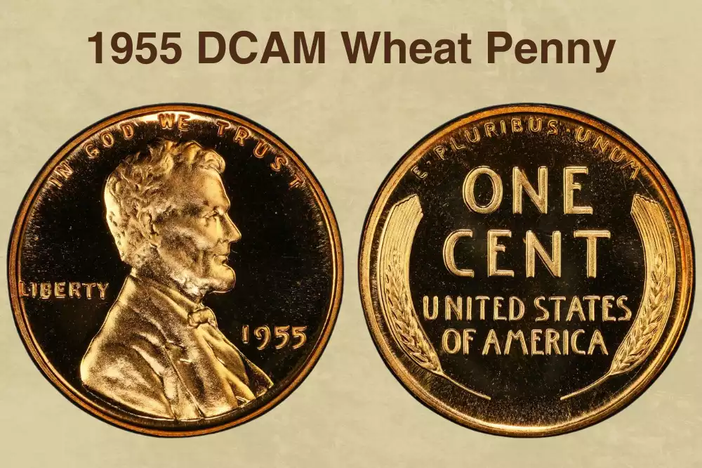 1955 DCAM Wheat Penny Value