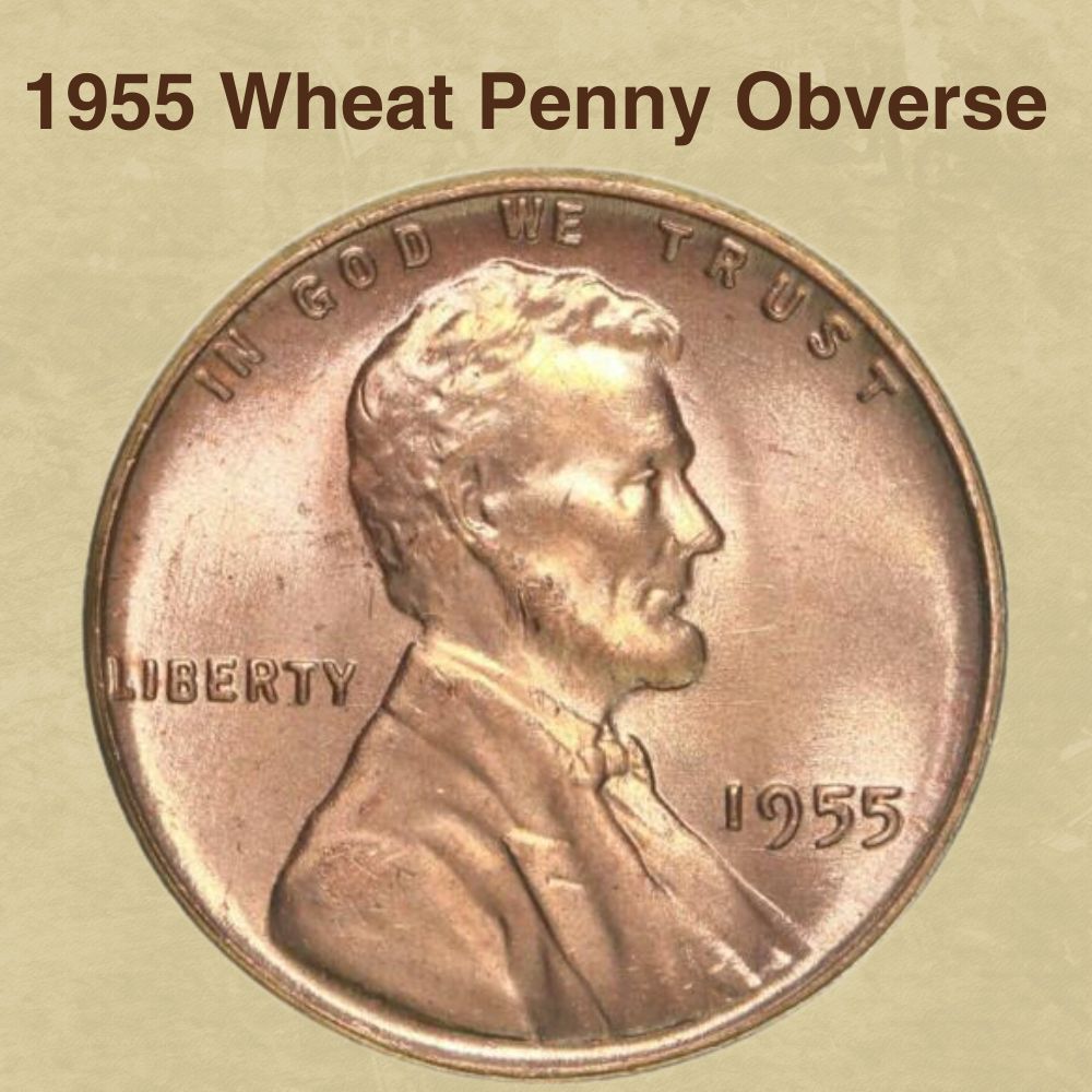 1955 Wheat Penny Obverse 