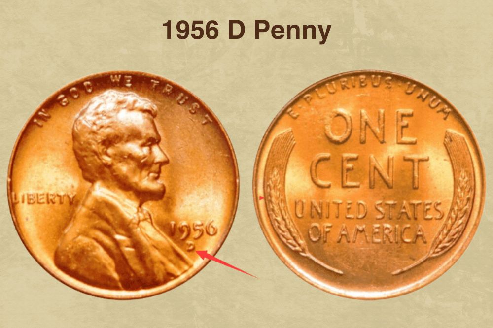 1956 D Penny