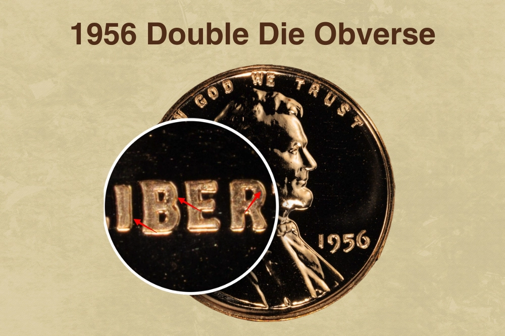 1956 Double Die Obverse