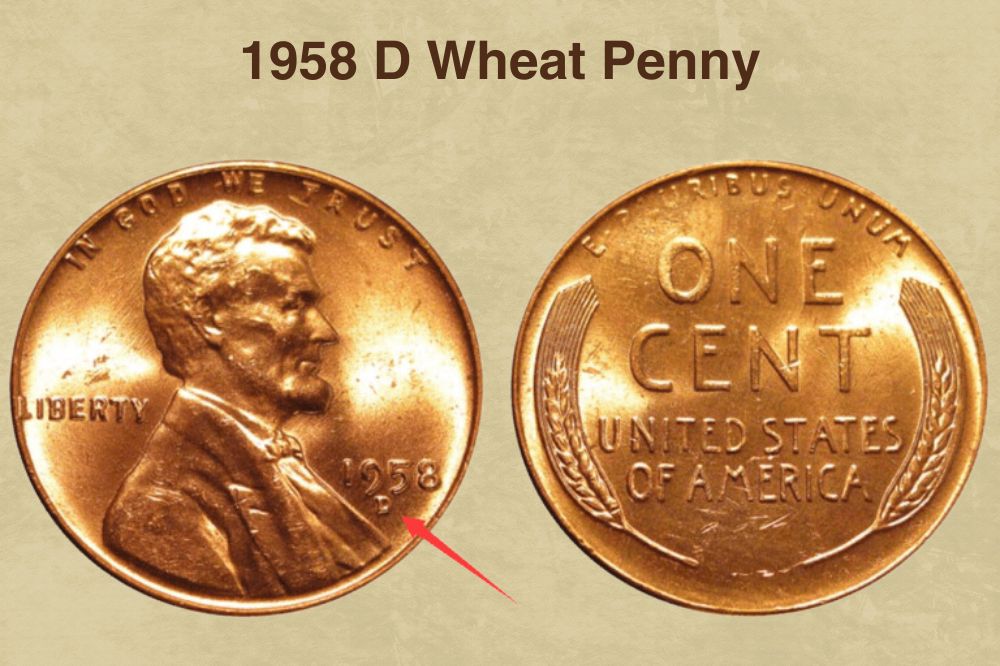 1958 D Wheat Penny