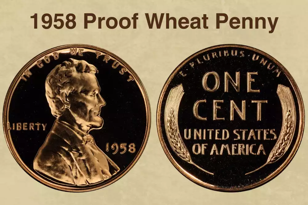 1958 Proof Wheat Penny Value