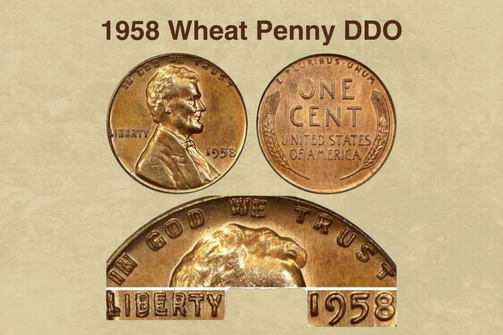 1958 Wheat Penny DDO