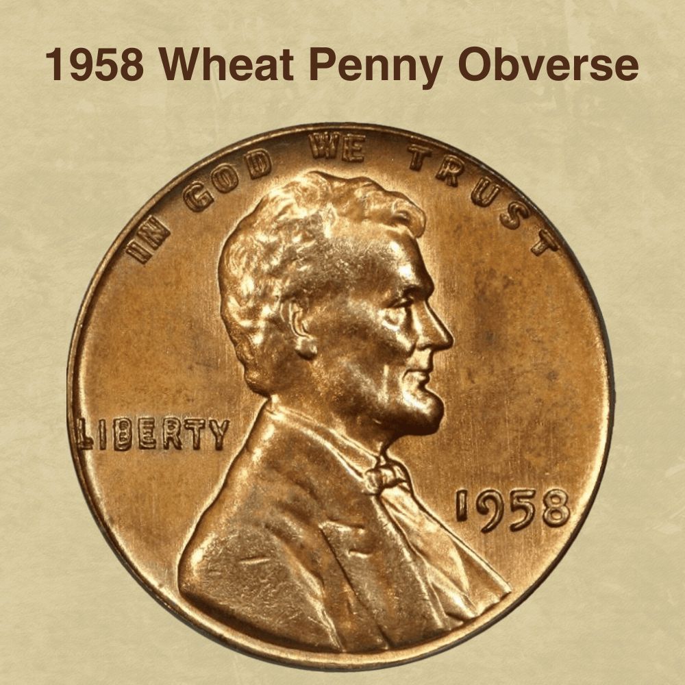 1958 Wheat Penny Obverse