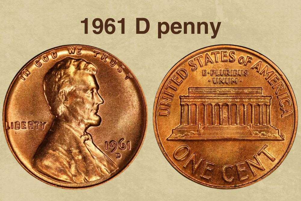 1961 D penny