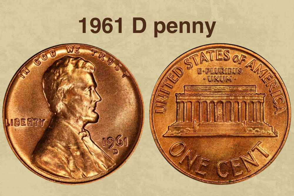 1961 D penny