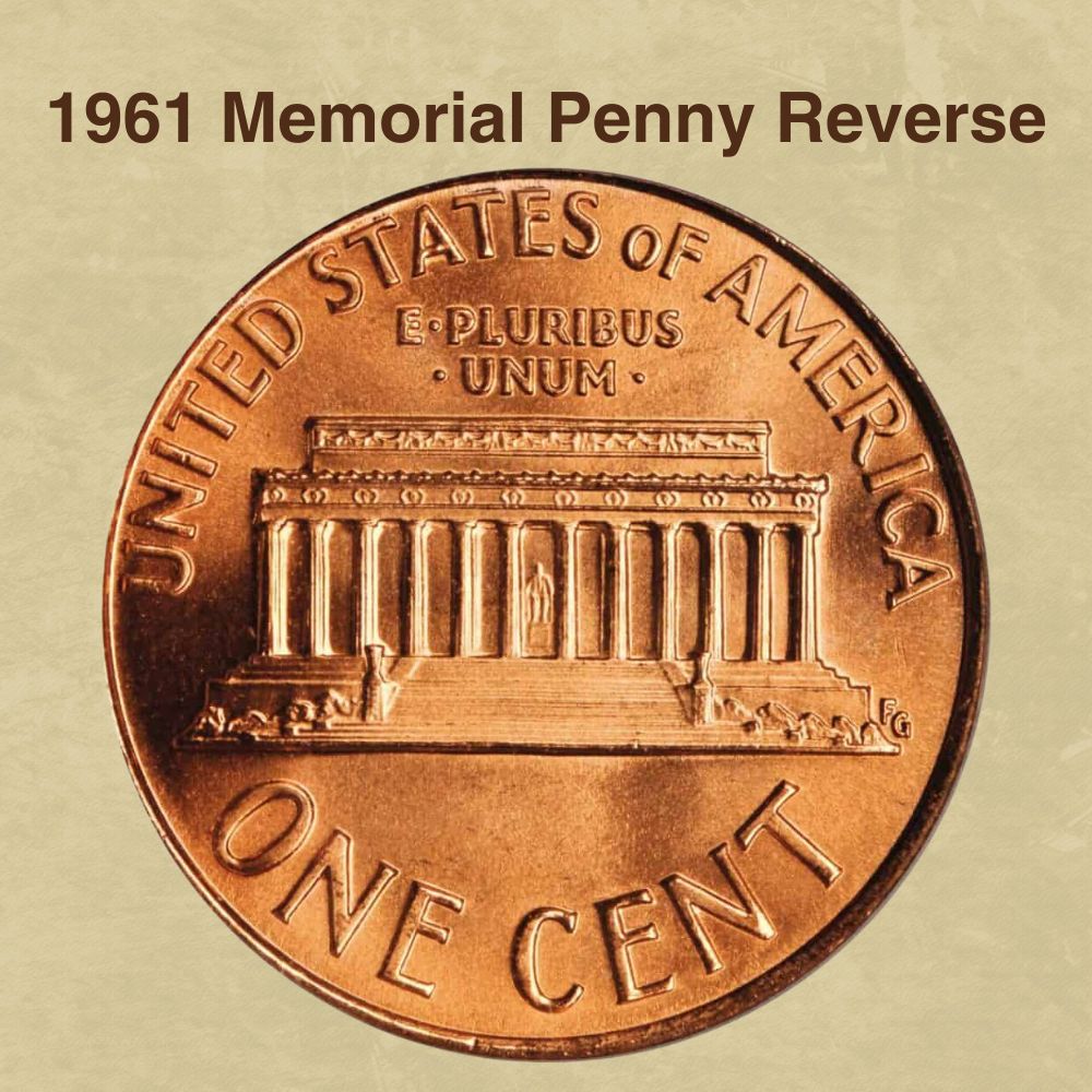 1961 Memorial Penny Reverse
