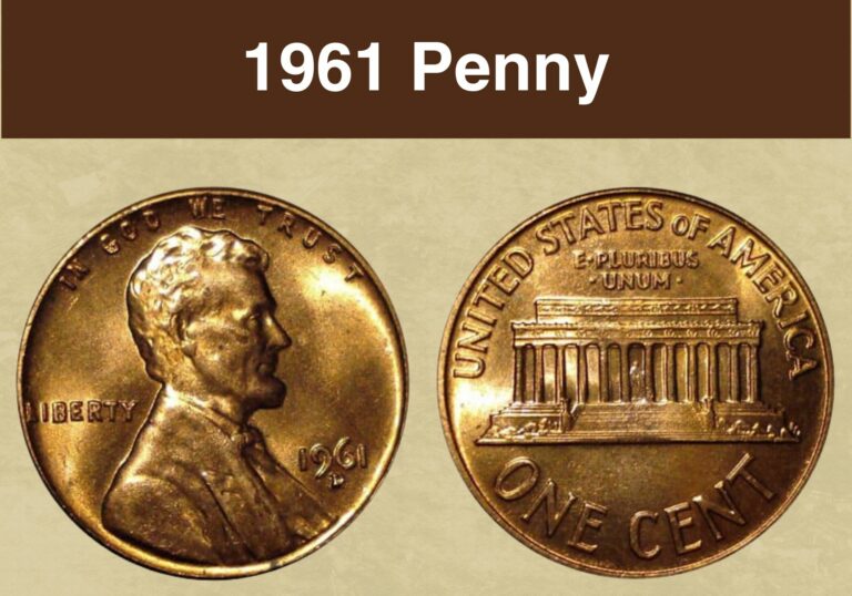 1961 Penny Value (Price Chart, Error List, History & Varieties)