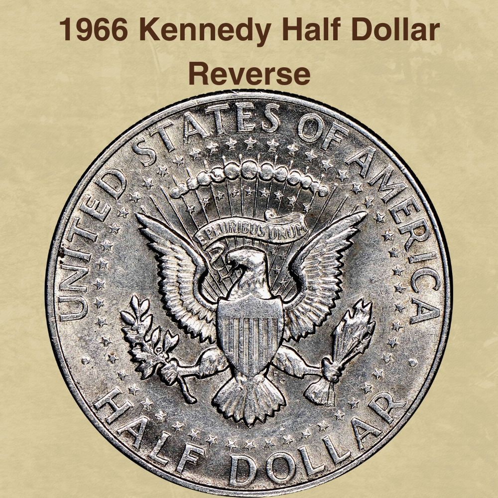 1966 Kennedy Half Dollar Reverse
