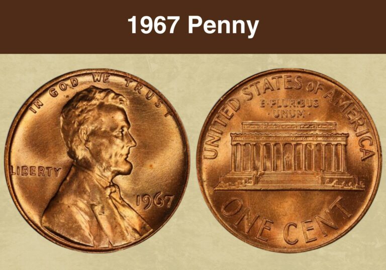 1967 Penny Value (Price Chart, Error List, History & Varieties)