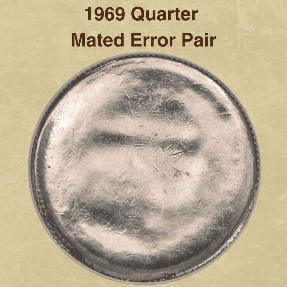 1969 Quarter Mated error pair