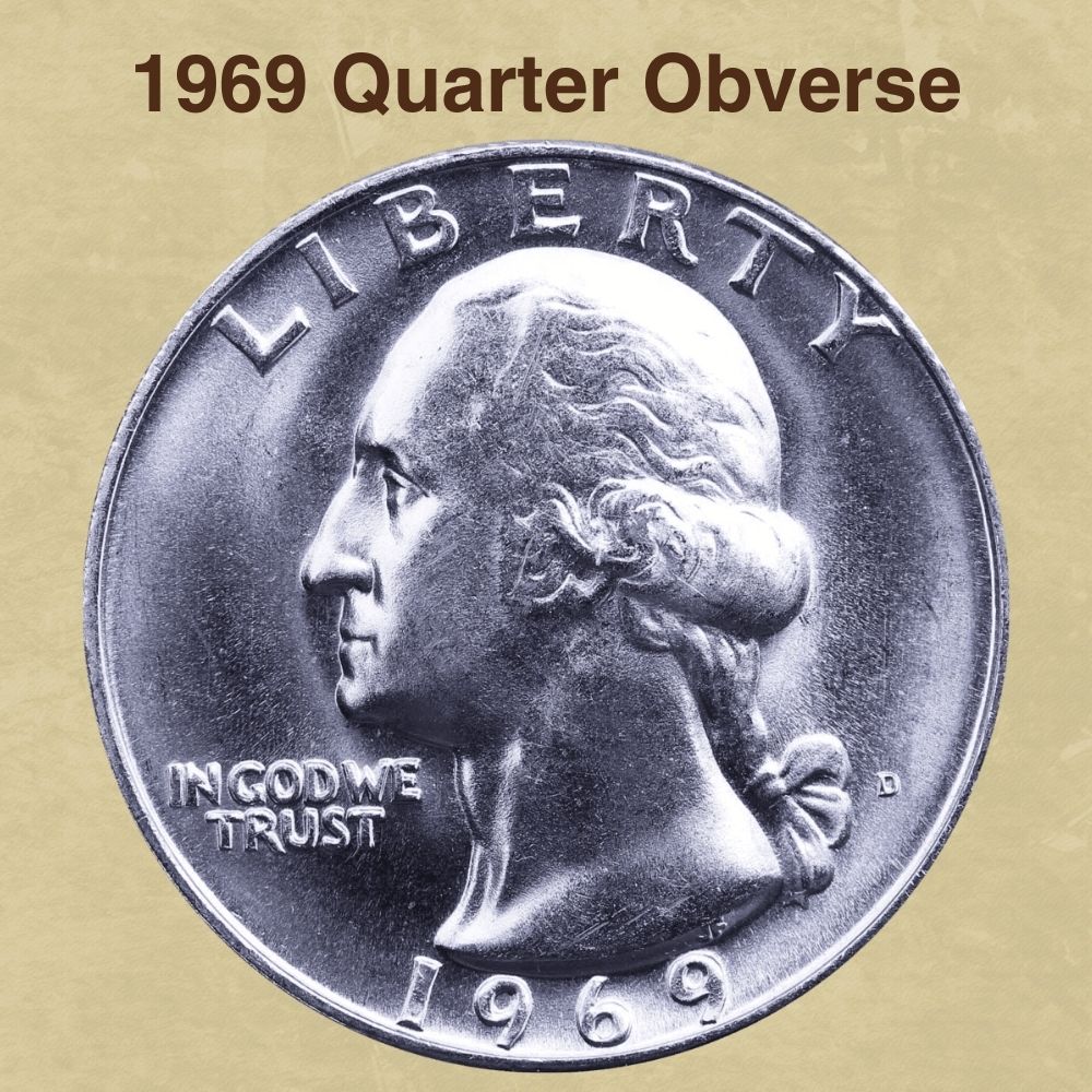 1969 Quarter Obverse