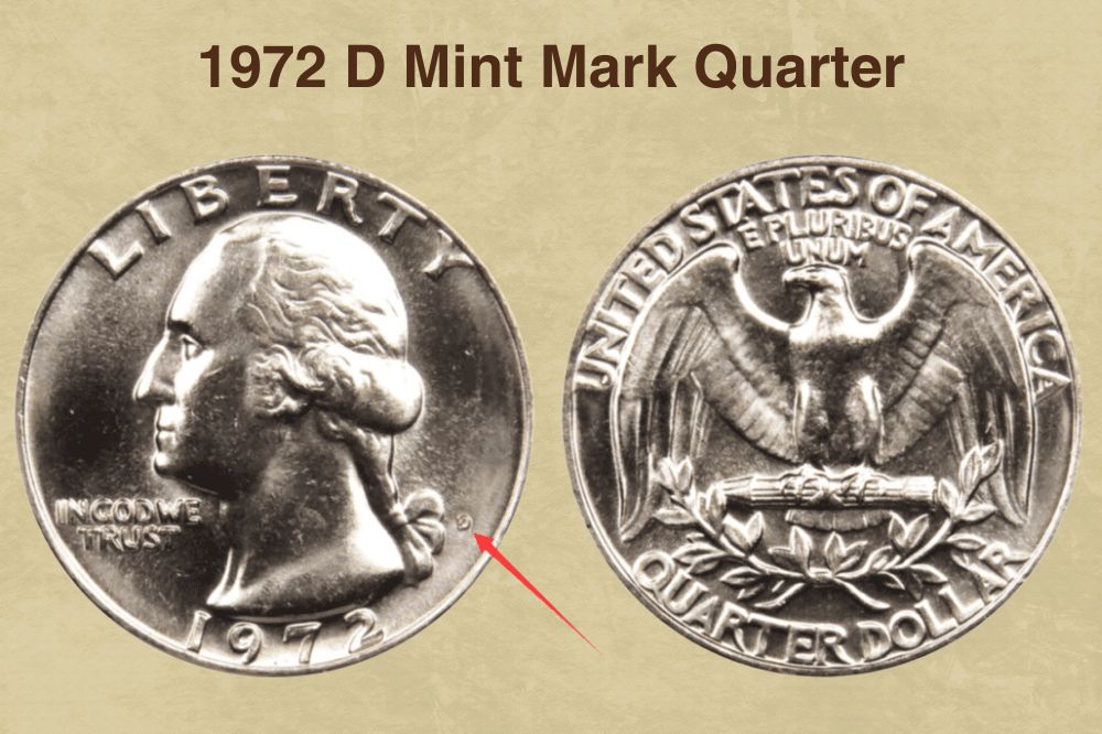 1972 D Mint Mark Quarter
