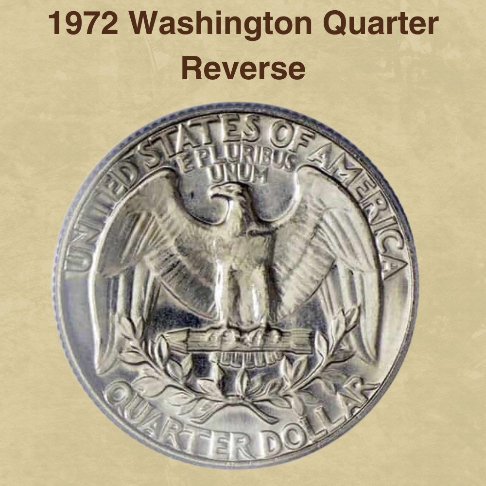 1972 Washington Quarter Reverse