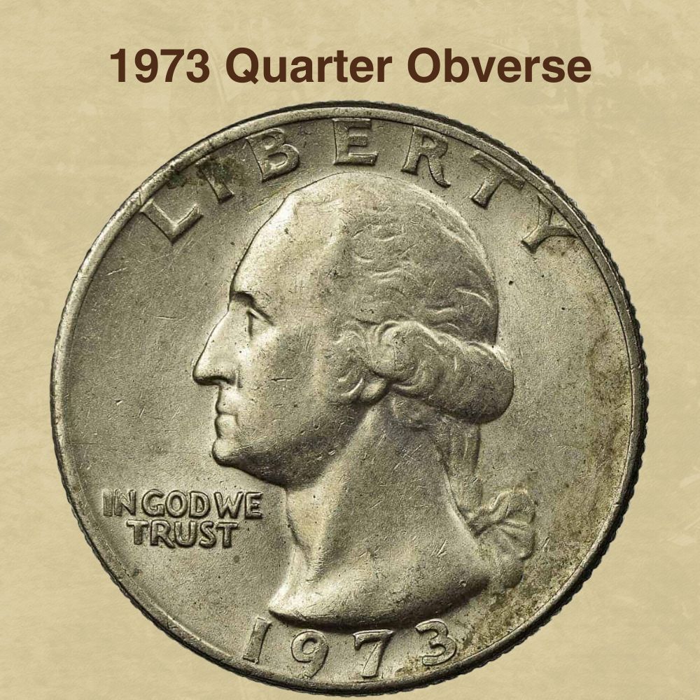 1973 Quarter Obverse