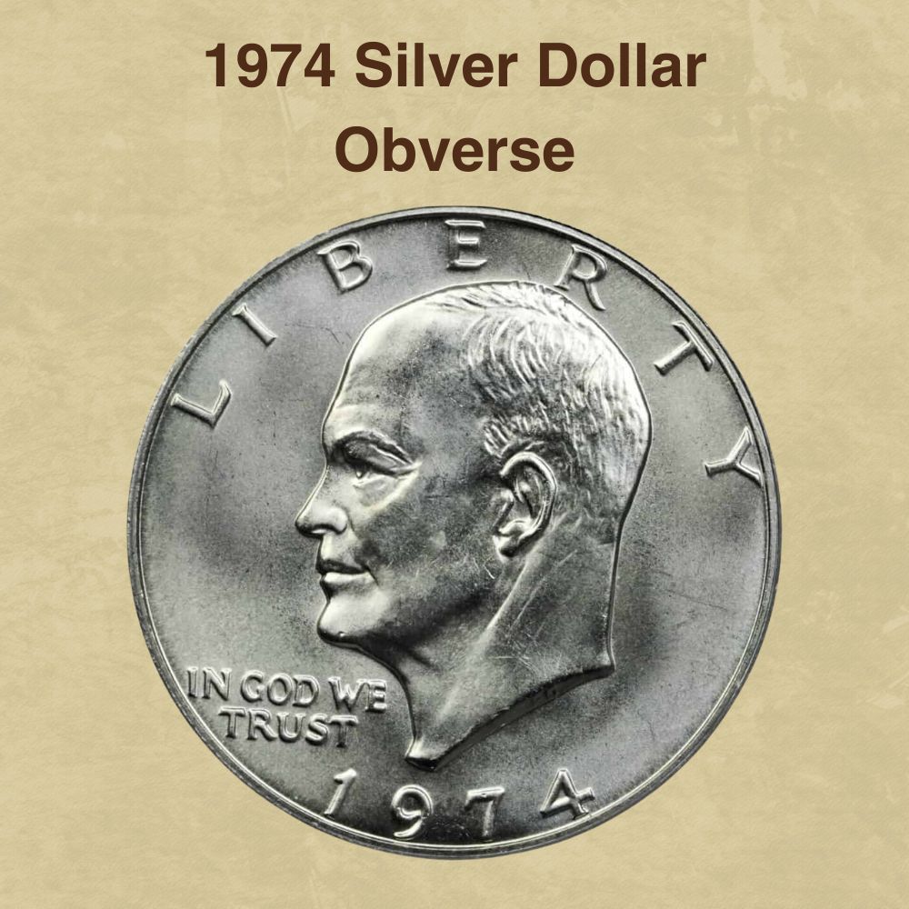 1974 Silver Dollar Obverse