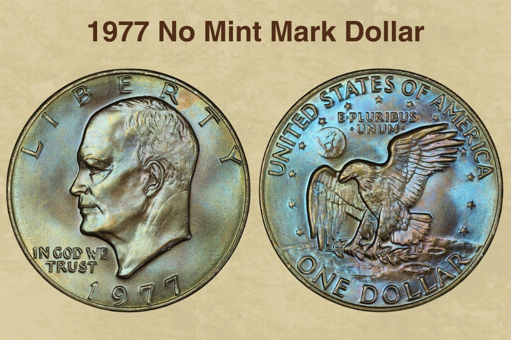 1977 No Mint Mark Dollar