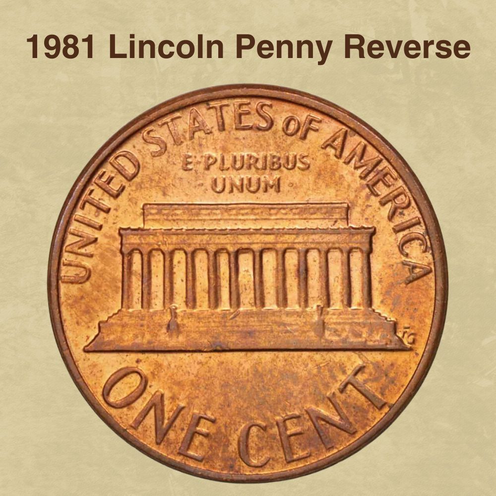 1981 Lincoln Penny Reverse