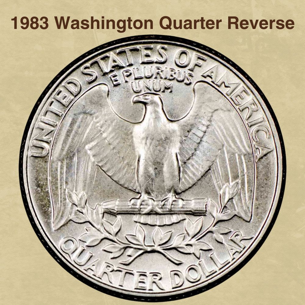 1983 Washington Quarter Reverse