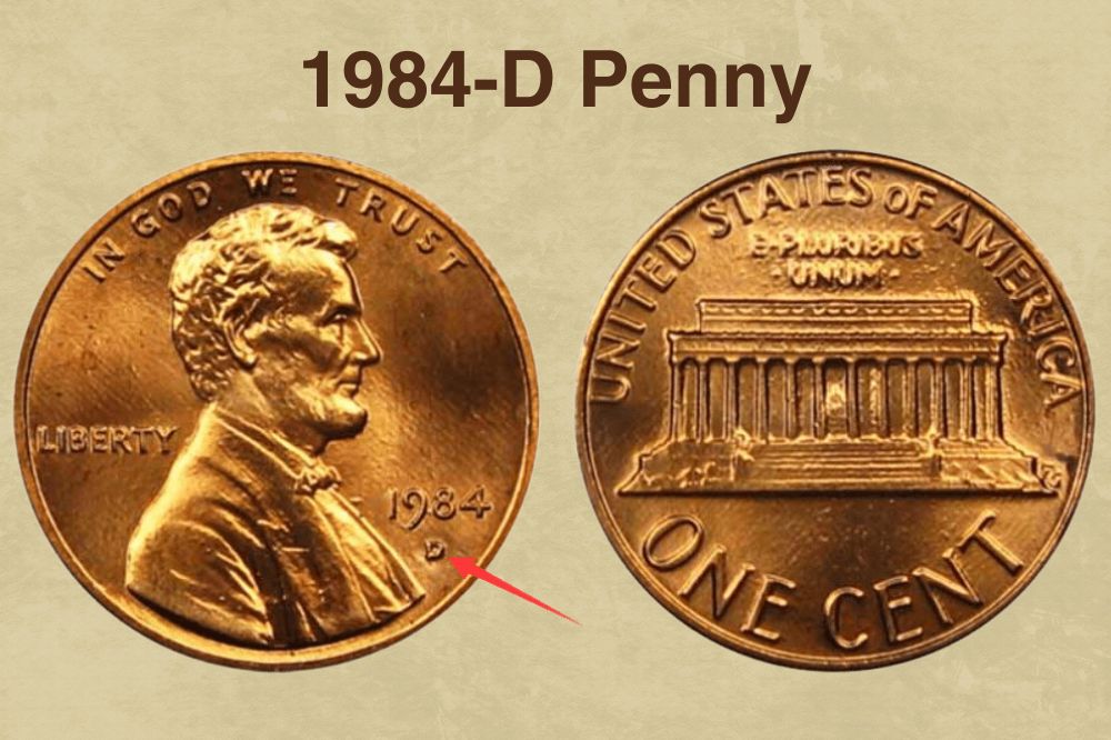 1984-D Penny