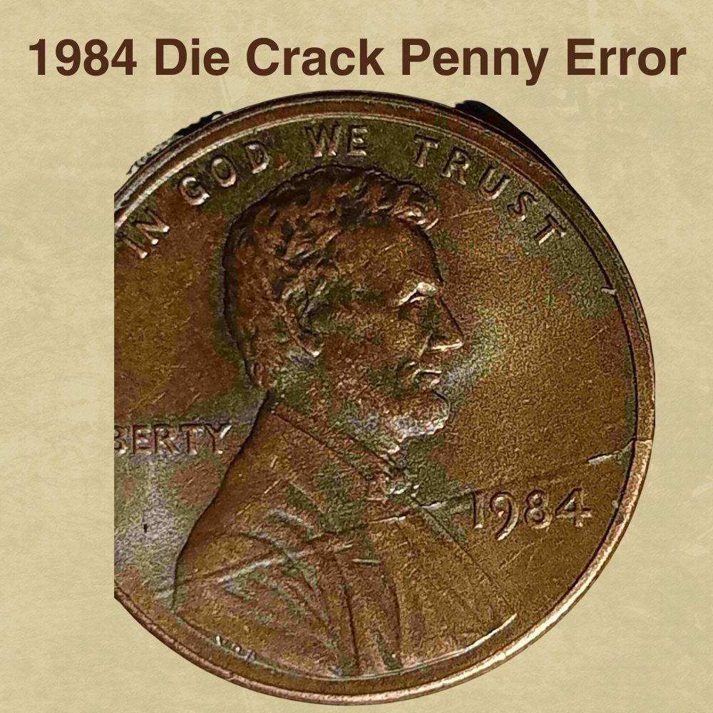 1984 Die Crack Penny Error