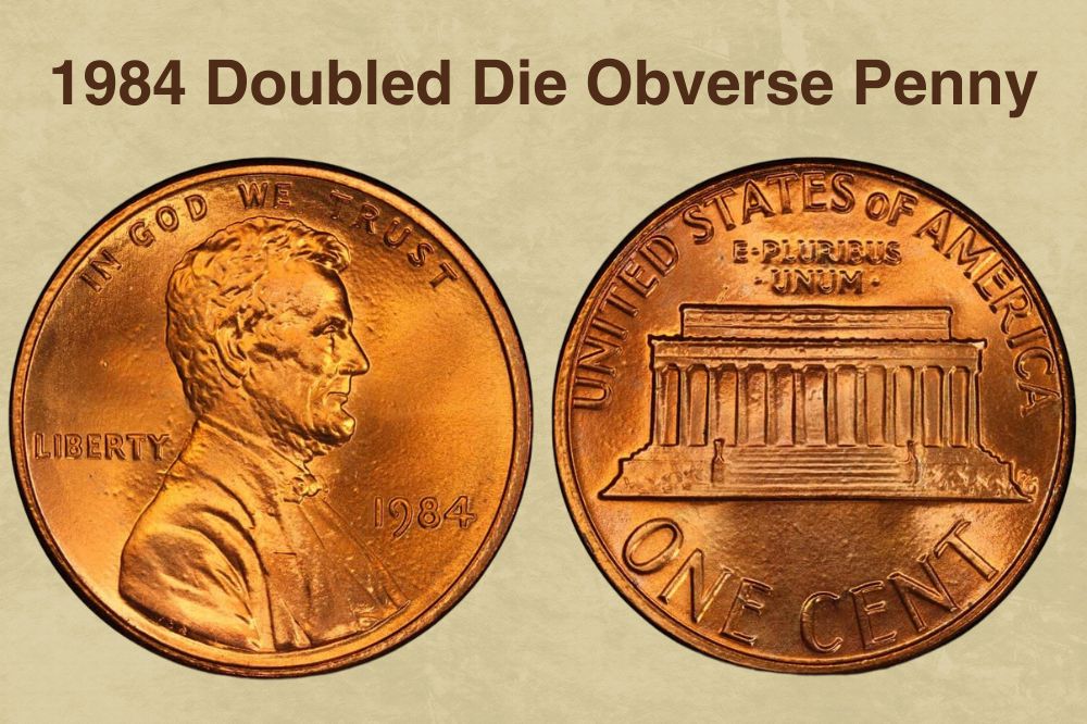 1984 Doubled Die Obverse Penny