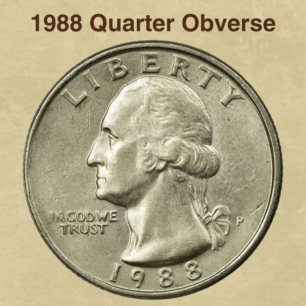 1988 Quarter Obverse