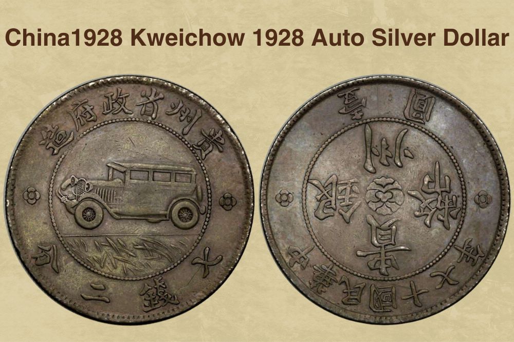 China1928 Kweichow 1928 Auto Silver Dollar