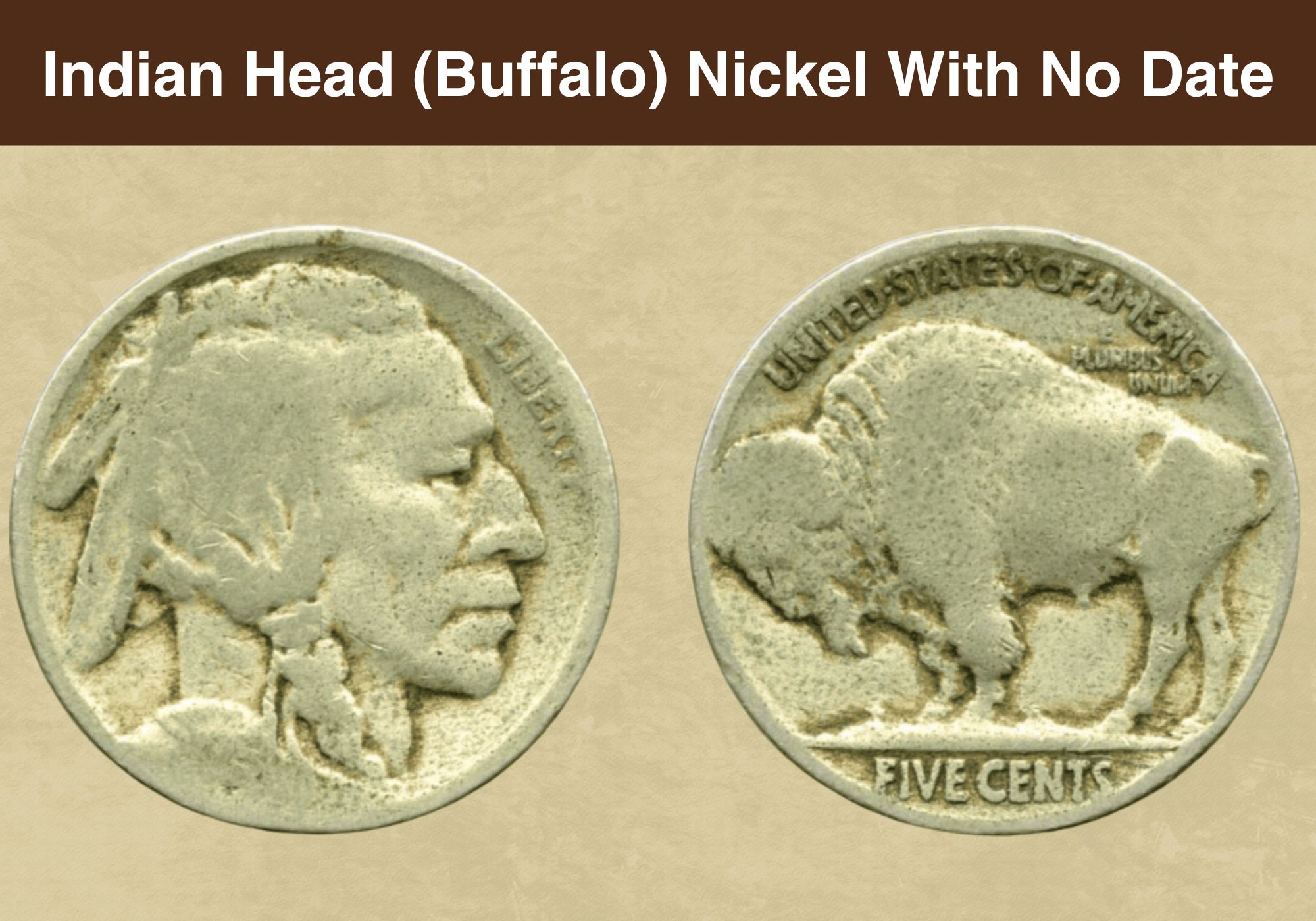 Indian Head (Buffalo) Nickel With No Date