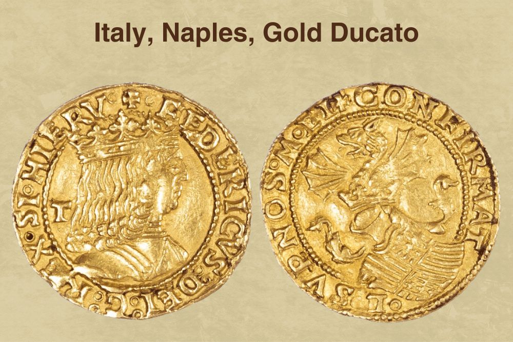 Italy, Naples, Gold Ducato