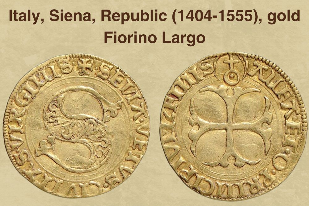 Italy, Siena, Republic (1404-1555), gold Fiorino Largo