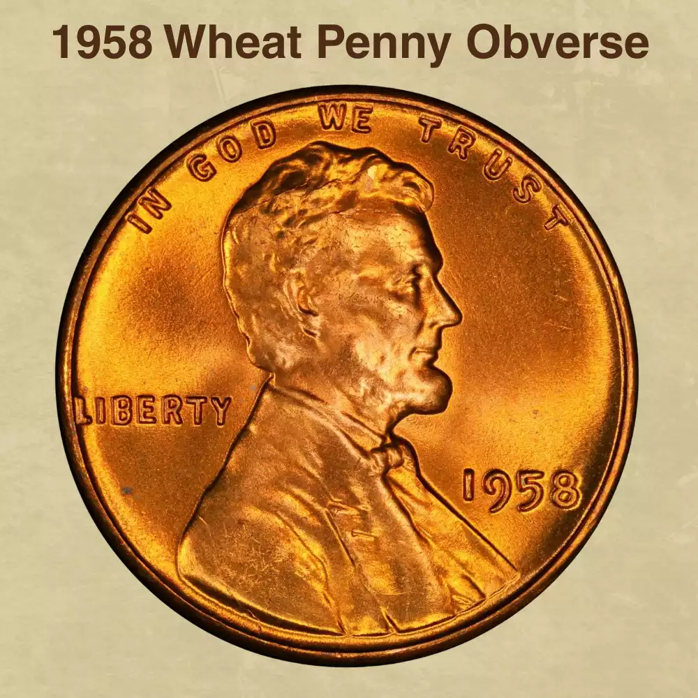 The Obverse Of The 1958 Wheat Penny
