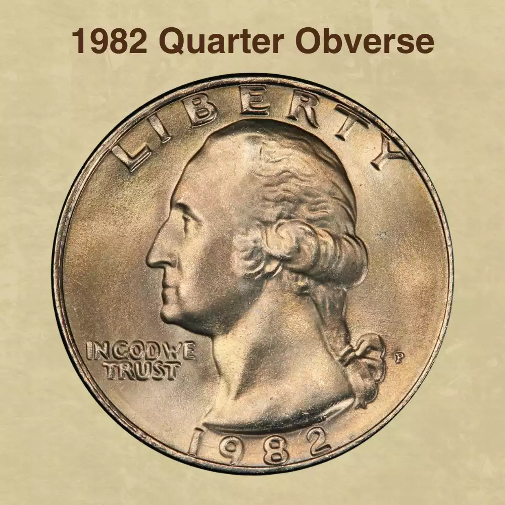 The Obverse Of The 1982 Quarter