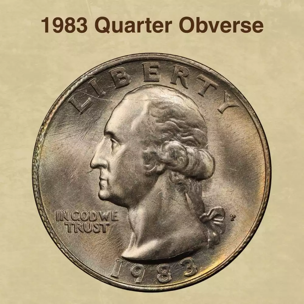 The Obverse Of The 1983 Quarter