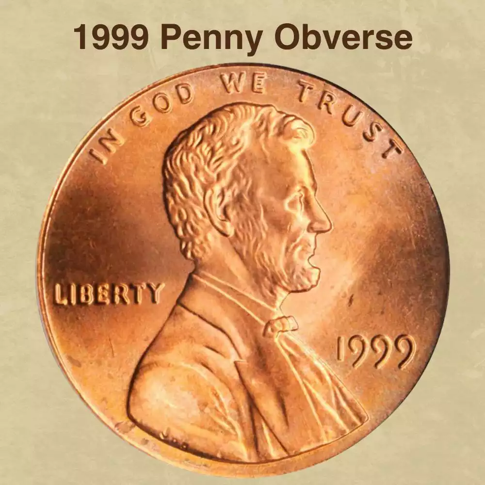 The Obverse Of The 1999 Penny
