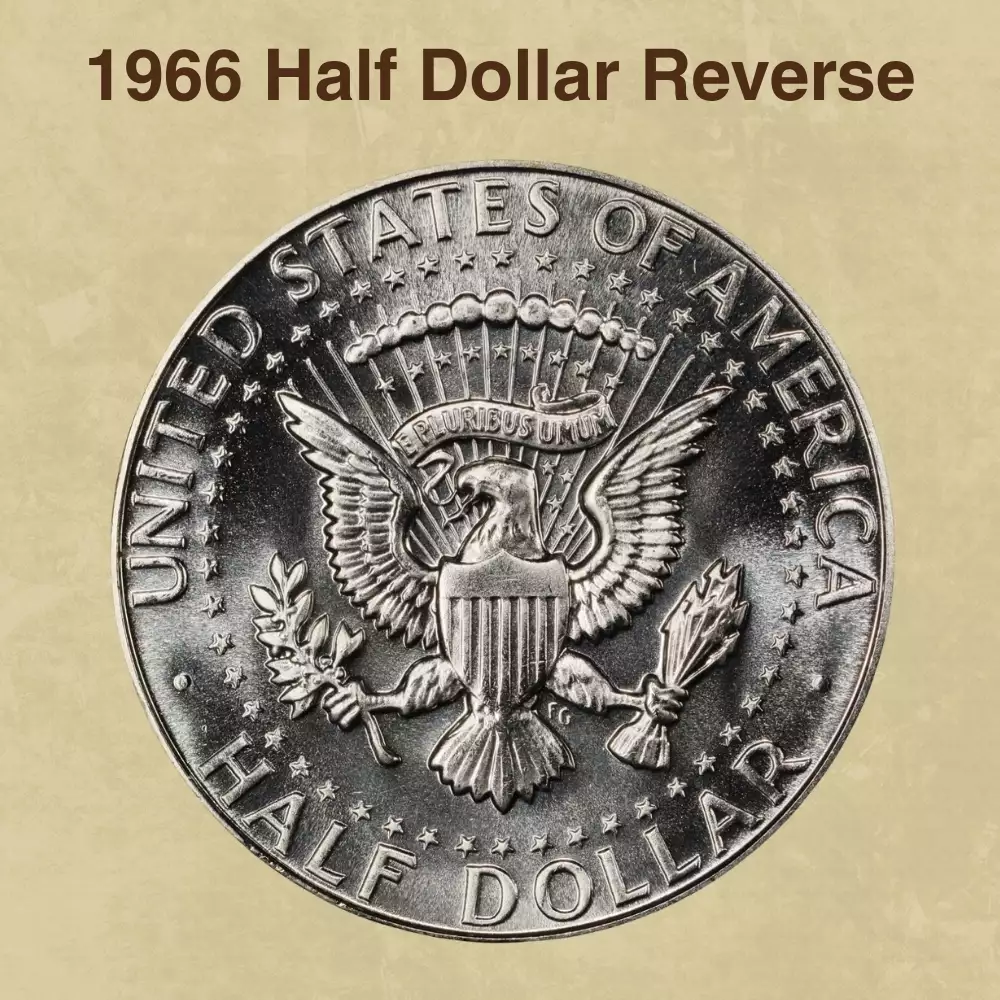 The Reverse Of The 1966 Half Dollar