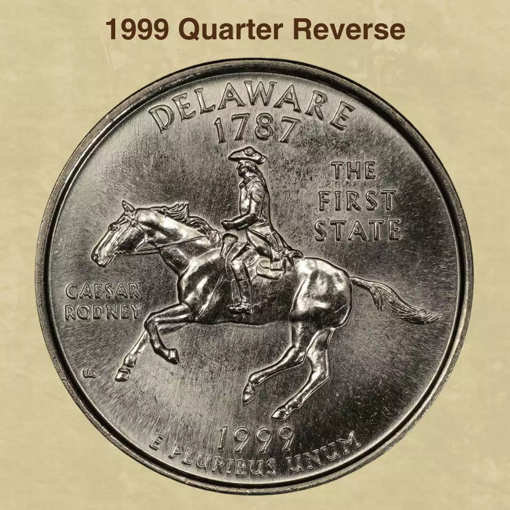 The Reverse Of The 1999 Quarter