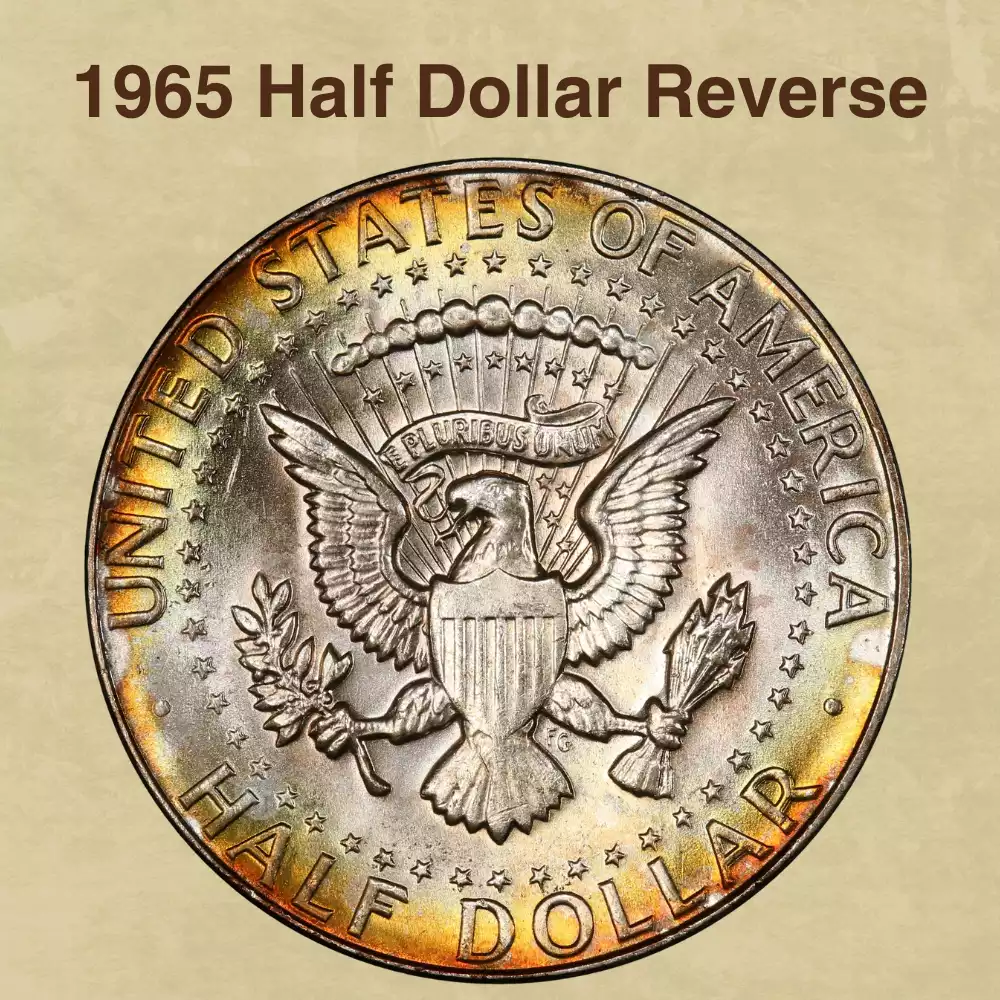 The Reverse of the 1965 Half Dollar