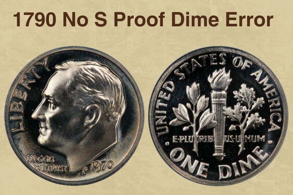 1790 No S Proof Dime Error