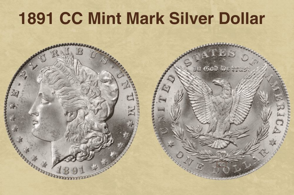 1891 CC Mint Mark Silver Dollar
