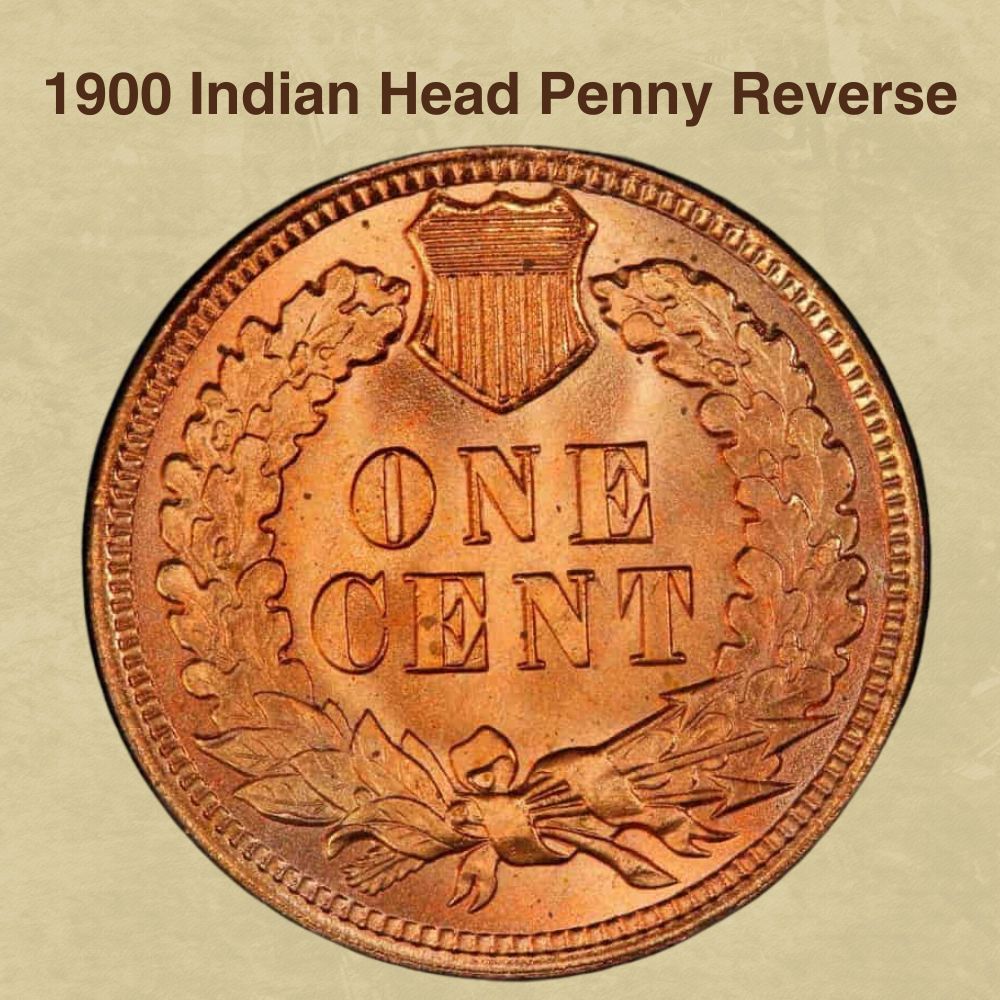 1900 Indian Head Penny Reverse