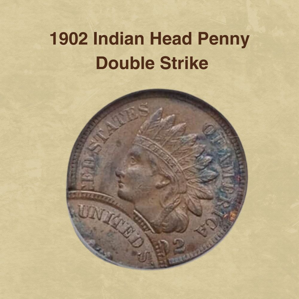 1902 Indian Head Penny Double Strike