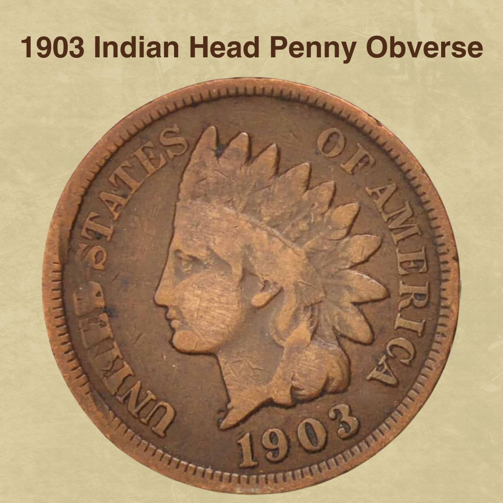 1903 Indian Head Penny Obverse