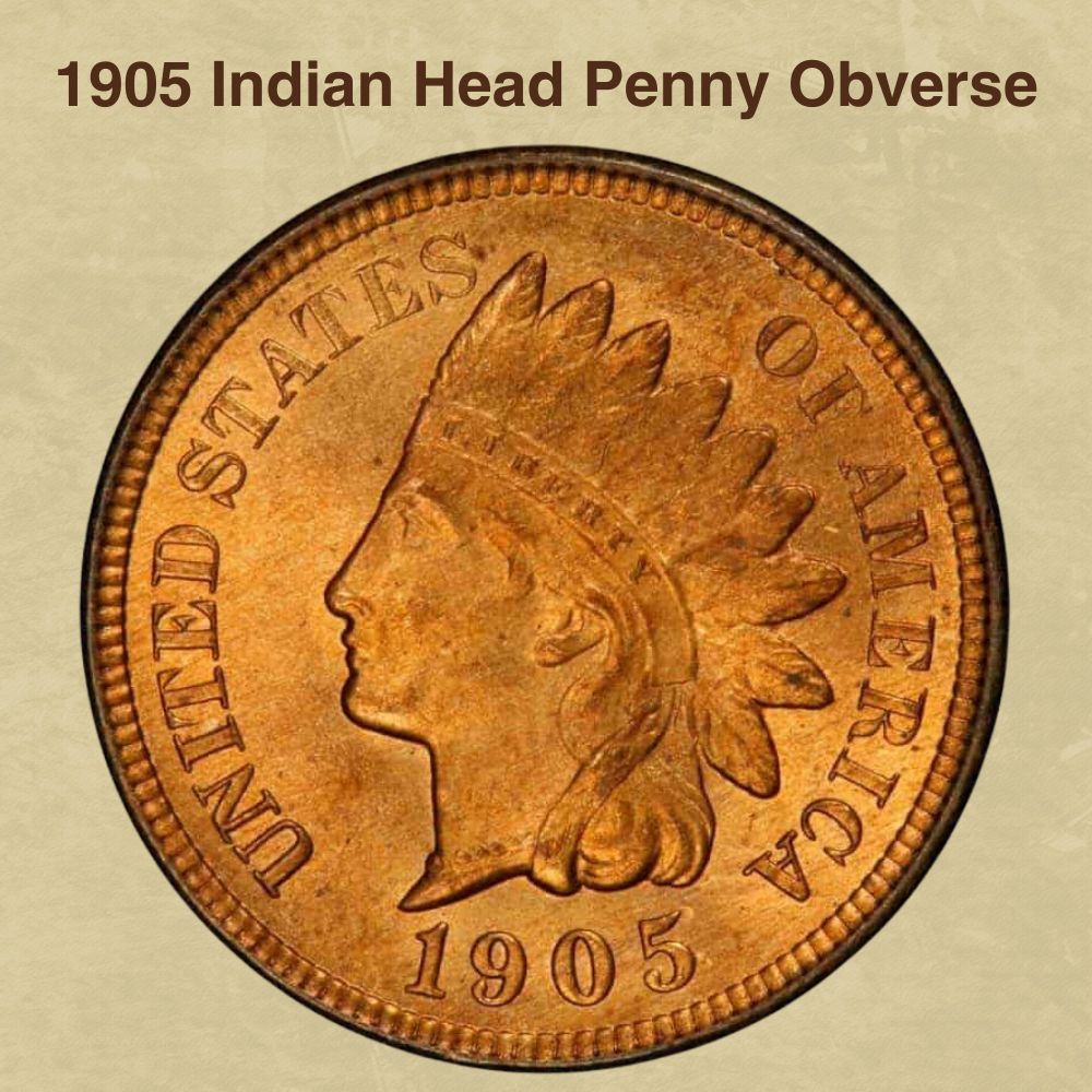 1905 Indian Head Penny Obverse