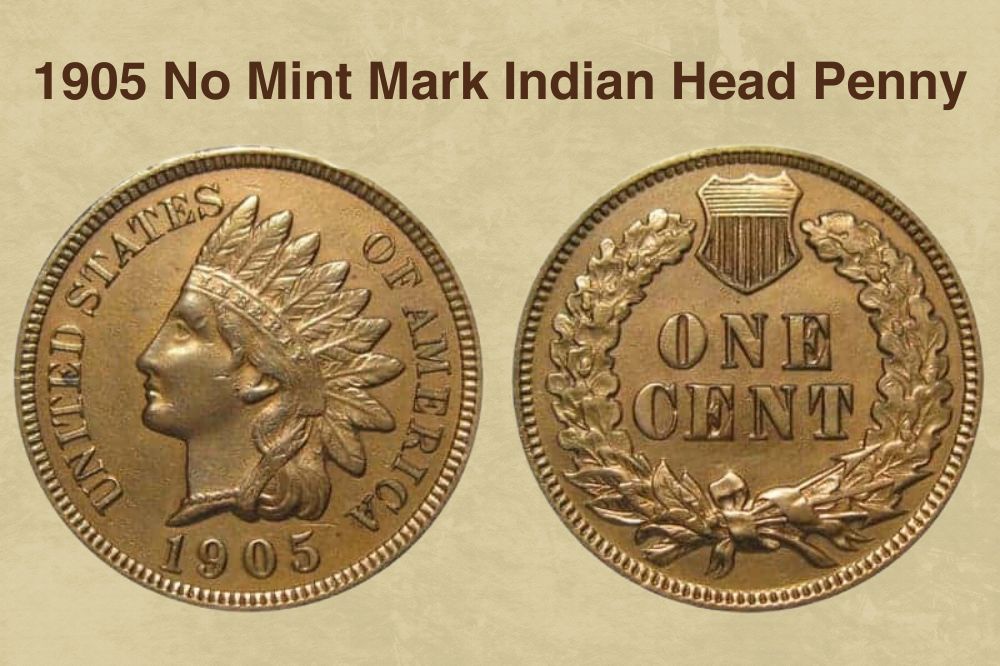 1905 No Mint Mark Indian Head Penny